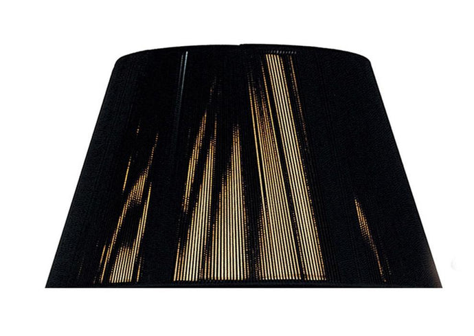 Mantra MS041 Silk String Shade Black 250/400mm x 250mm