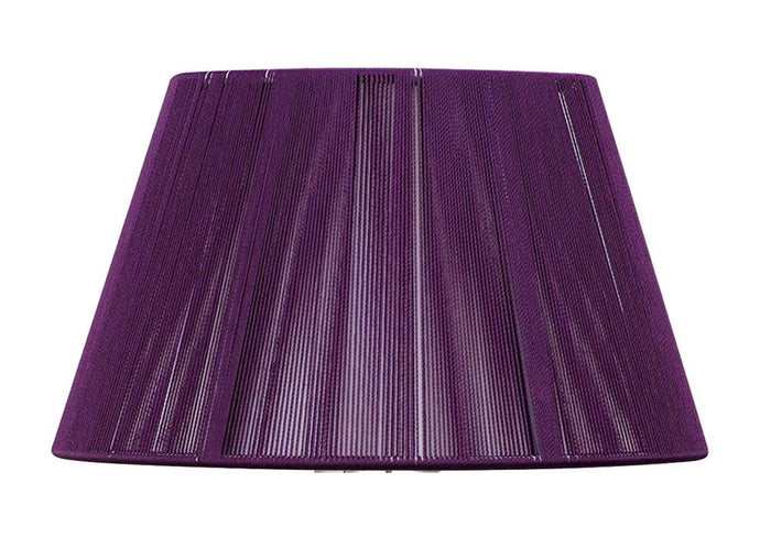Mantra MS071 Silk String Shade Aubergine 250/400mm x 250mm