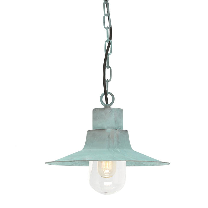 Elstead Lighting SHELDON-CH-V Sheldon 1 Light Chain Lantern - Verdigris