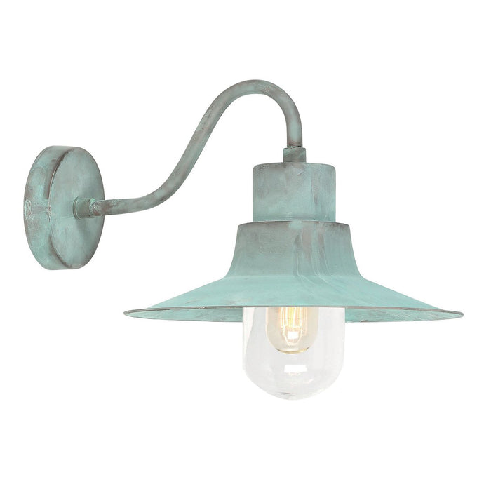 Elstead Lighting SHELDON-V Sheldon 1 light Wall Lantern - Verdigris