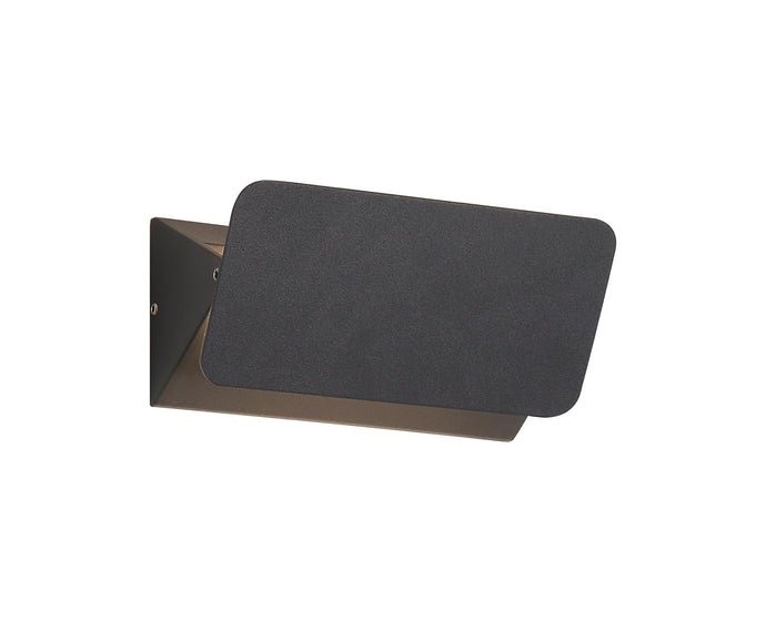 C-Lighting Sheldwich Up & Downward Lighting Wall Lamp, 1 x 5W LED, 3000K, 190lm, IP54, Anthracite, 3yrs Warranty - 28791