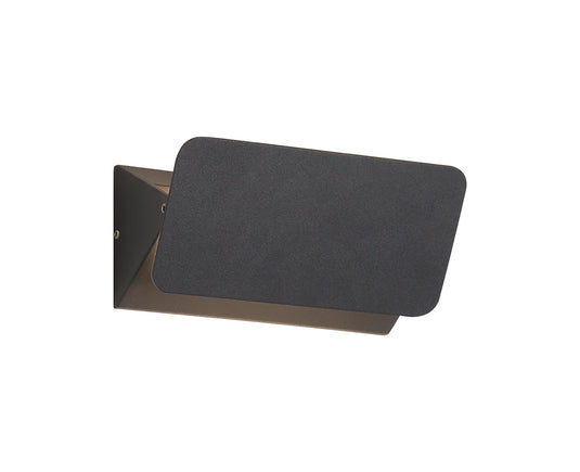 C-Lighting Sheldwich Up & Downward Lighting Wall Lamp, 1 x 5W LED, 3000K, 190lm, IP54, Anthracite, 3yrs Warranty - 28791