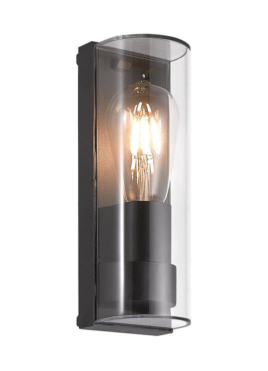 C-Lighting Smith Wall Lamp Curved, 1 x E27, IP65, Anthracite, 2yrs Warranty - 28670