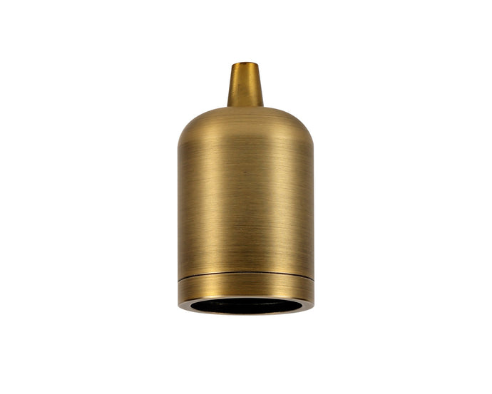 C-Lighting Snave Lampholder Kit, Gilt Bronze, E27 (Max 60W) c/w Cable Clamp, Suitable For Shades & Cages - 27197