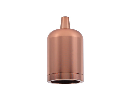 C-Lighting Snave Lampholder Kit, Brushed Rose Gold, E27 (Max 60W) c/w Cable Clamp, Suitable For Shades & Cages - 27198