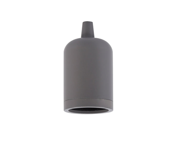 C-Lighting Snave Lampholder Kit, Slate Grey, E27 (Max 60W) c/w Cable Clamp, Suitable For Shades & Cages - 27202