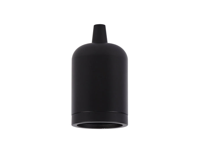 C-Lighting Snave Lampholder Kit, Black, E27 (Max 60W) c/w Cable Clamp, Suitable For Shades & Cages - 27203