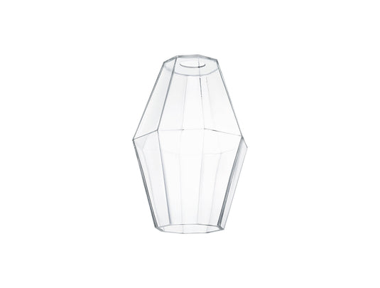 C-Lighting Snave Pyramid 17cm Glass Shade, Clear - 30727