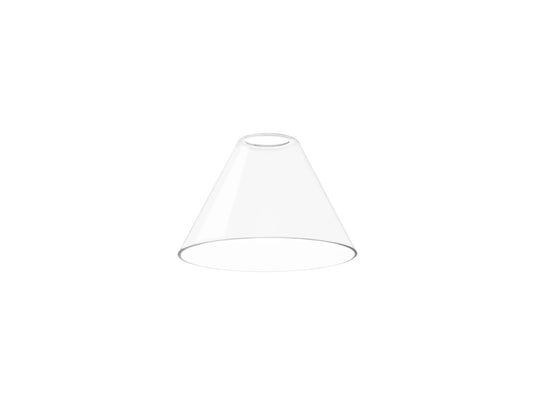 C-Lighting Snave Cone 18cm Glass Shade, Clear - 30731