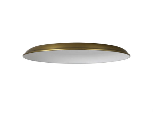 C-Lighting Snave Round Flat Metal 35cm Lampshade, Gilt Bronze - 33005
