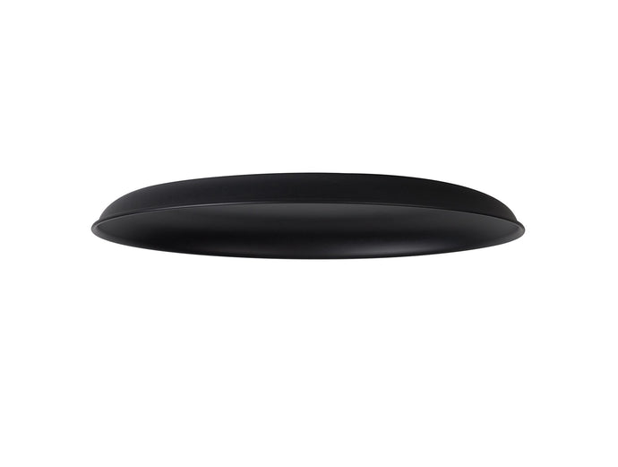 C-Lighting Snave Round Flat Metal 35cm Lampshade, Black - 33011