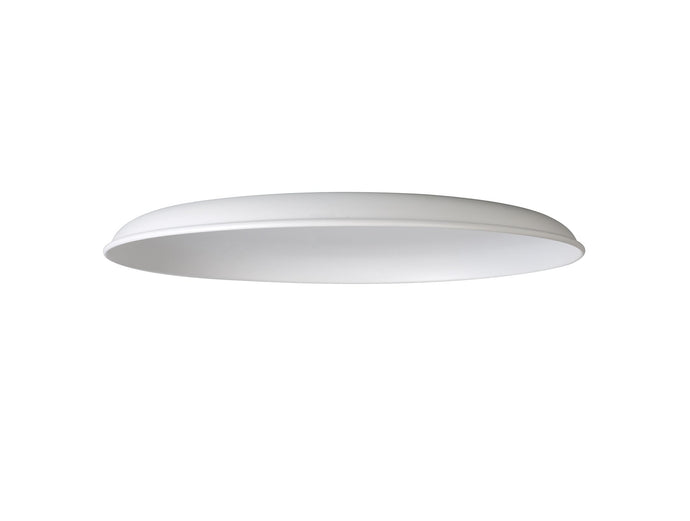 C-Lighting Snave Round Flat Metal 35cm Lampshade, White - 33012