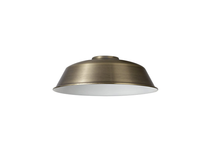 C-Lighting Snave Round 25cm Lampshade With Angled Sides, Antique Brass - 33013