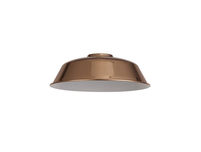 C-Lighting Snave Round 25cm Lampshade With Angled Sides, Brushed Rose Gold - 33015