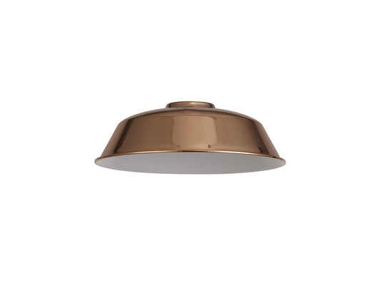 C-Lighting Snave Round 25cm Lampshade With Angled Sides, Brushed Rose Gold - 33015