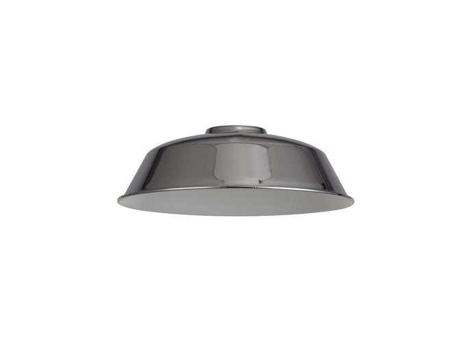 C-Lighting Snave Round 25cm Lampshade With Angled Sides, Chrome - 33016