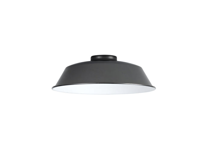 C-Lighting Snave Round 25cm Lampshade With Angled Sides, Black Chrome - 33018