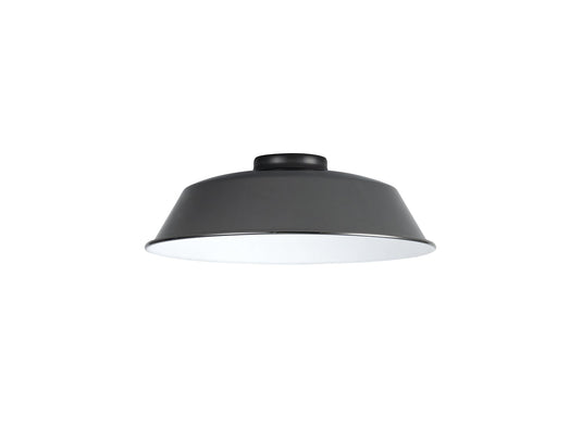 C-Lighting Snave Round 25cm Lampshade With Angled Sides, Black Chrome - 33018