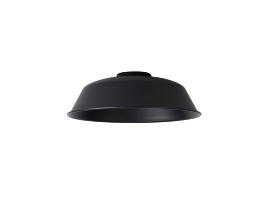 C-Lighting Snave Round 25cm Lampshade With Angled Sides, Black - 33020