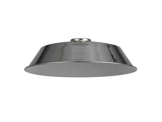 C-Lighting Snave Round 35cm Lampshade With Angled Sides, Chrome - 33025