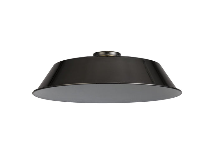 C-Lighting Snave Round 35cm Lampshade With Angled Sides, Black Chrome - 33027