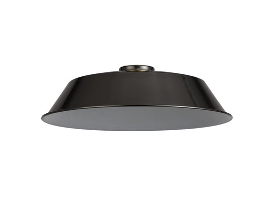 C-Lighting Snave Round 35cm Lampshade With Angled Sides, Black Chrome - 33027