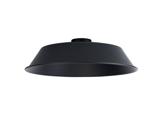 C-Lighting Snave Round 35cm Lampshade With Angled Sides, Black - 33029