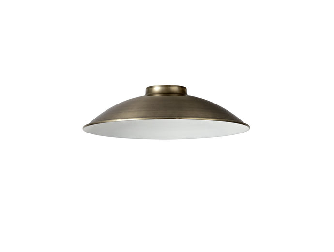 C-Lighting Snave Shallow Round 25cm Lampshade, Antique Brass - 33031