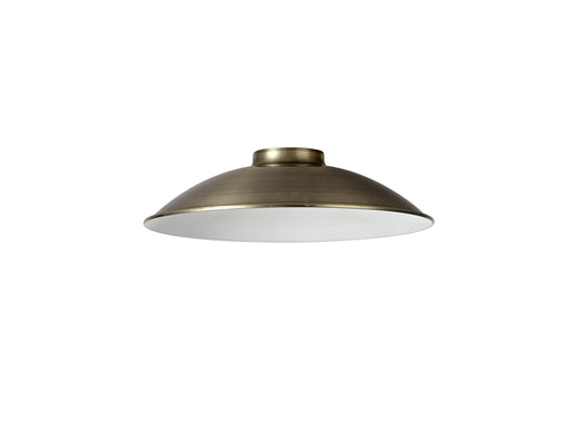 C-Lighting Snave Shallow Round 25cm Lampshade, Antique Brass - 33031