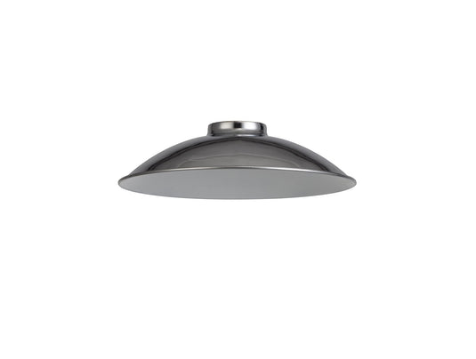 C-Lighting Snave Shallow Round 25cm Lampshade, Chrome - 33034
