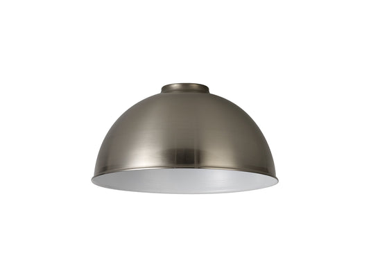 C-Lighting Snave Dome 25cm Lampshade, Brushed Nickel - 33044