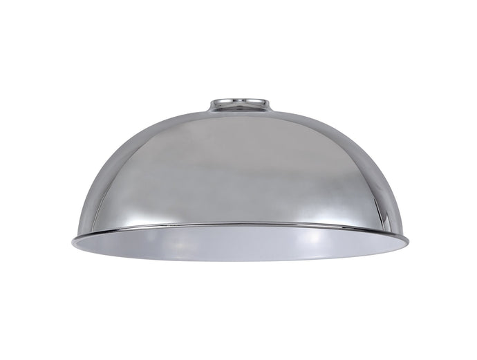 C-Lighting Snave Dome 35cm Lampshade, Chrome - 33052