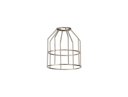 C-Lighting Snave Cylinder 14cm Wire Cage Shade, Brushed Nickel - 33071