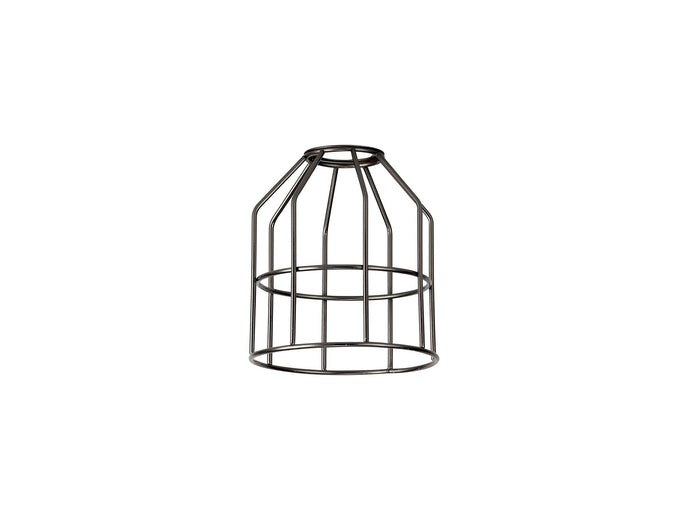 C-Lighting Snave Cylinder 14cm Wire Cage Shade, Black Chrome - 33072