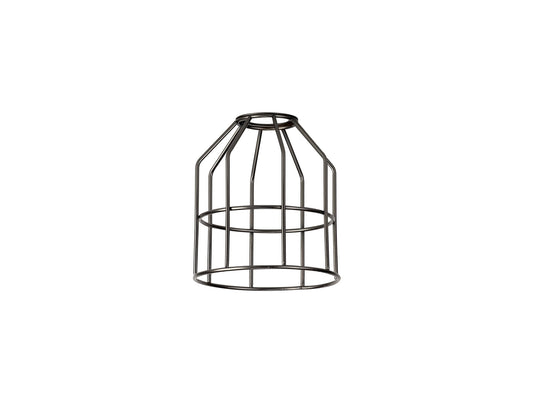 C-Lighting Snave Cylinder 14cm Wire Cage Shade, Black Chrome - 33072