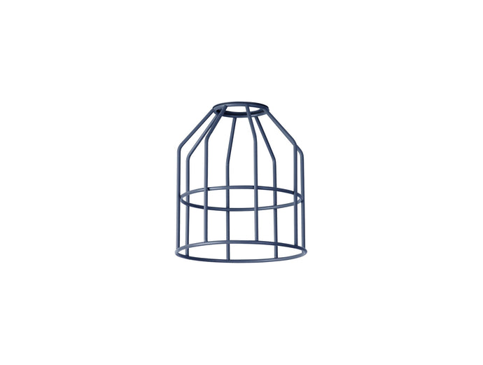 C-Lighting Snave Cylinder 14cm Wire Cage Shade, Slate Grey - 33073