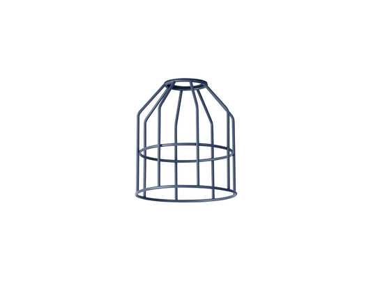C-Lighting Snave Cylinder 14cm Wire Cage Shade, Slate Grey - 33073