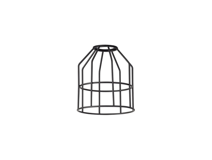C-Lighting Snave Cylinder 14cm Wire Cage Shade, Black - 33074
