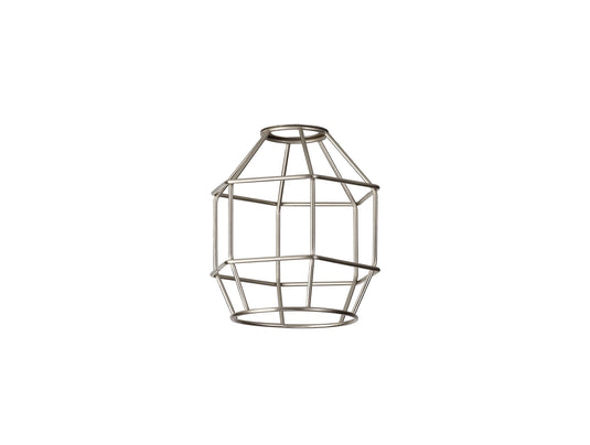 C-Lighting Snave Hexagon 14cm Wire Cage Shade, Brushed Nickel - 33089