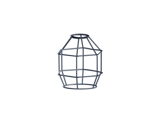 C-Lighting Snave Hexagon 14cm Wire Cage Shade, Slate Grey - 33091