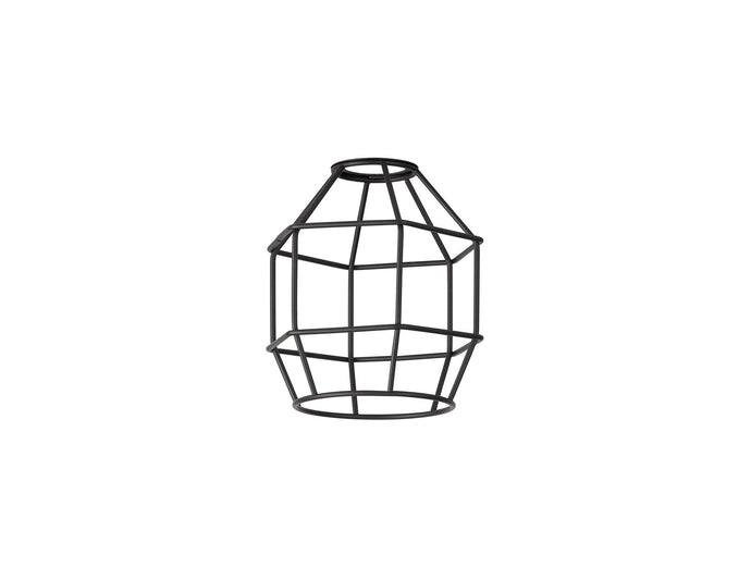 C-Lighting Snave Hexagon 14cm Wire Cage Shade, Black - 33092