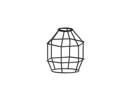 C-Lighting Snave Hexagon 14cm Wire Cage Shade, Black - 33092