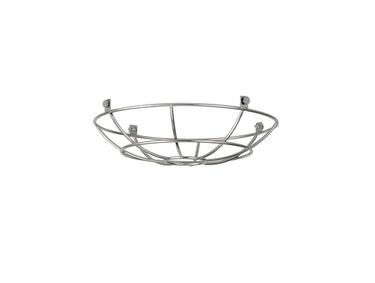 C-Lighting Snave Clip On Shallow Round 25cm Wire Cage Shade, Chrome - 33097