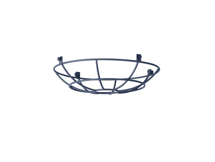 C-Lighting Snave Clip On Shallow Round 25cm Wire Cage Shade, Slate Grey - 33100
