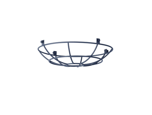 C-Lighting Snave Clip On Shallow Round 25cm Wire Cage Shade, Slate Grey - 33100