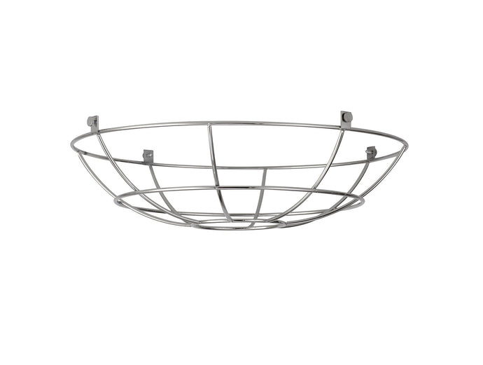 C-Lighting Snave Clip On Shallow Round 35cm Wire Cage Shade, Chrome - 33106