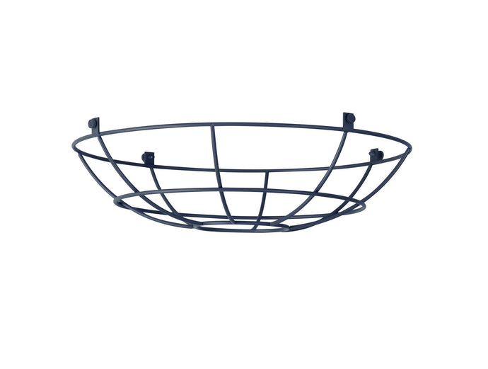 C-Lighting Snave Clip On Shallow Round 35cm Wire Cage Shade, Slate Grey - 33109