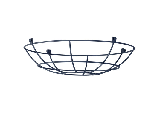 C-Lighting Snave Clip On Shallow Round 35cm Wire Cage Shade, Slate Grey - 33109