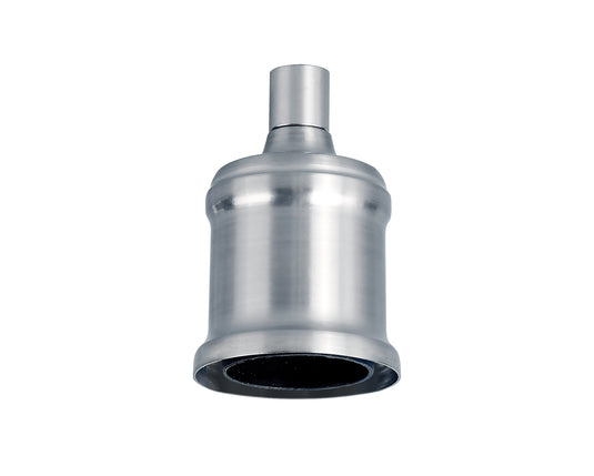 C-Lighting Snave Metal Lampholder Kit, Chrome, E27 (Max 60W) c/w Cable Clamp, NOT Suitable For Shades & Cages - 33162