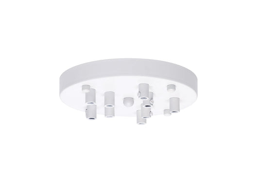 C-Lighting Snave 9 Hole Ceiling Plate Kit, White - 33169